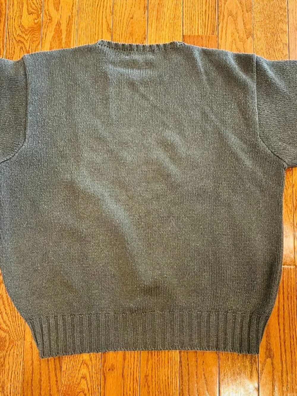Vintage 90's Polo Ralph Lauren Men’s Cable Knit Fisherman Sweater Size XL Chunky